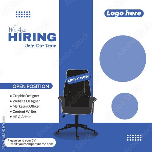We are hiring announcement vector creative design and social media post template, We are Hiring poster, Job vacancy advertising template,
Corporate Job Vacancy Banner Designs, Hiring Job flyer design