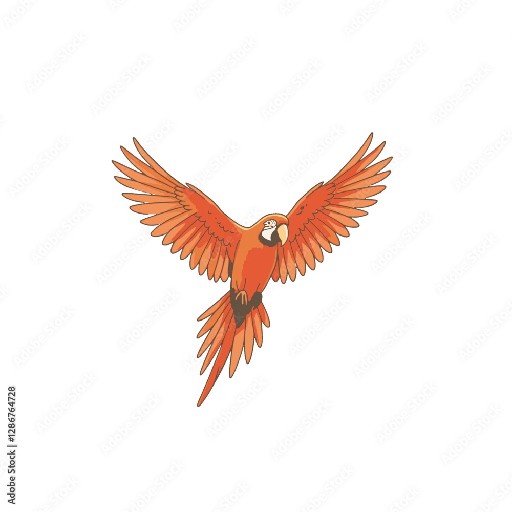 Obraz premium Parrot Vector Logo Design