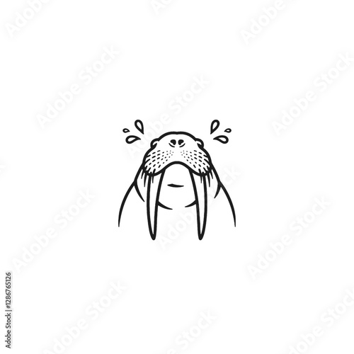 Walrus Vector Logo Design