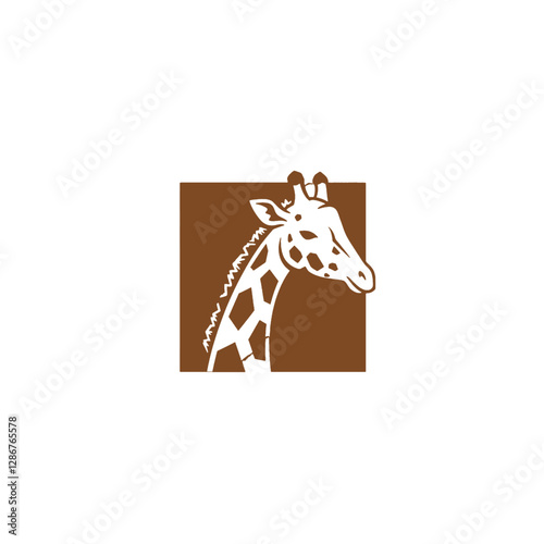 Giraffe Vector Logo Design