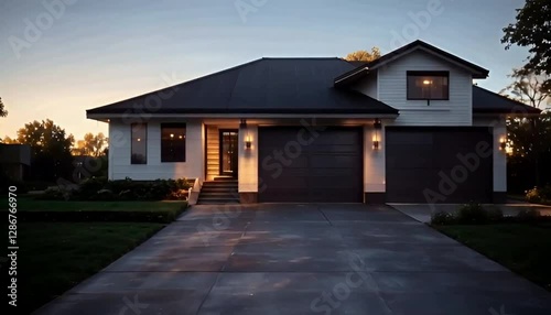 A Luxury house view from outside.