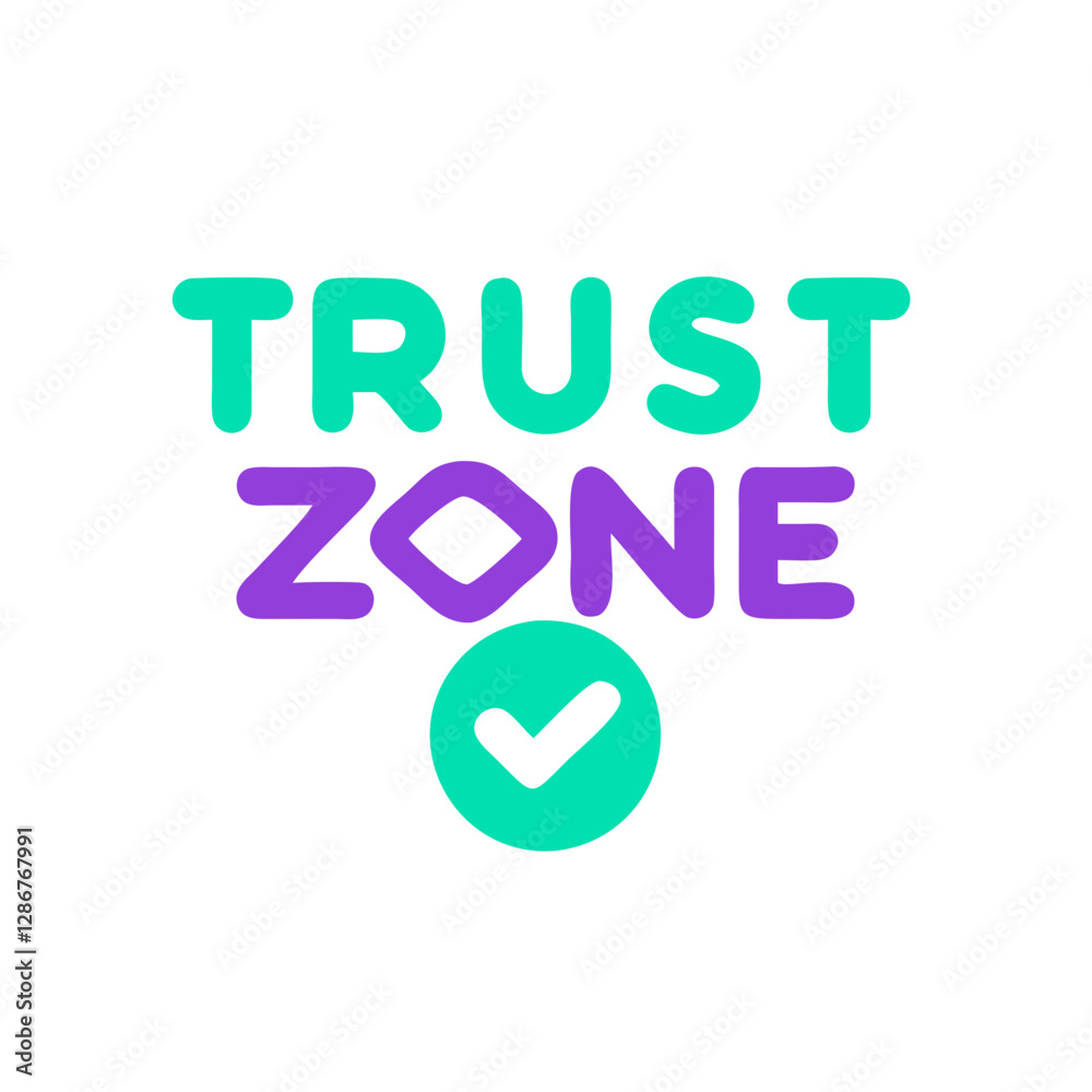 Trust Zone logo design, modern branding concept, vibrant colors Trust Zone logo design, modern branding concept, vibrant colors