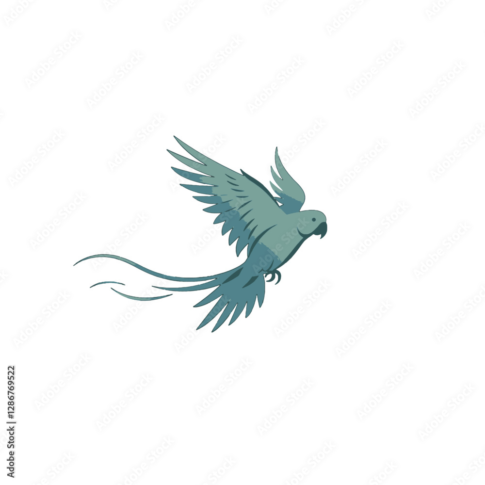 Obraz premium Parrot Vector Logo Design
