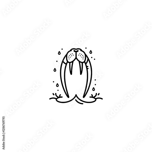 Walrus Vector Logo Design