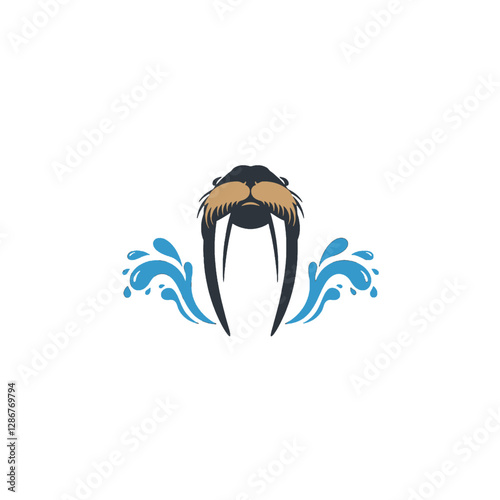 Walrus Vector Logo Design