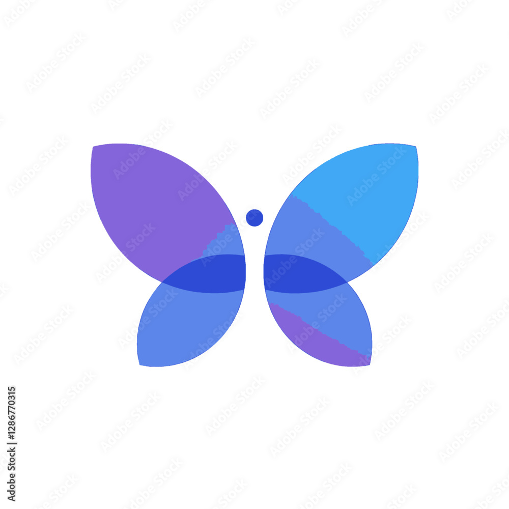 Naklejka premium Butterfly Vector Logo Design