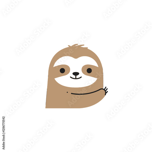 Sloth Vector Logo Design