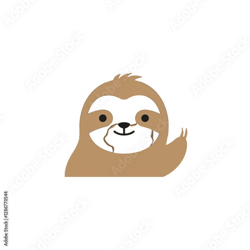 Sloth Vector Logo Design