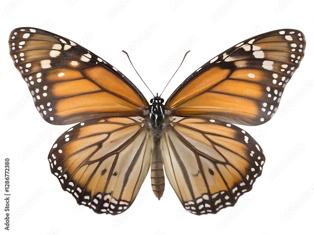 Fototapeta premium beautiful butterfly isolated on white