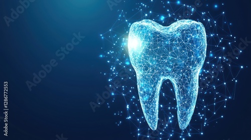 Digital Tooth Model with Glowing Network for Modern Dentistry Concepts