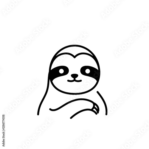 Sloth Vector Logo Design