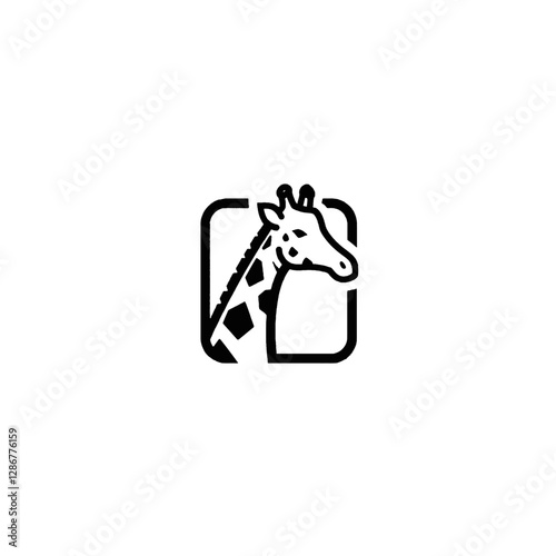 Giraffe Vector Logo Design