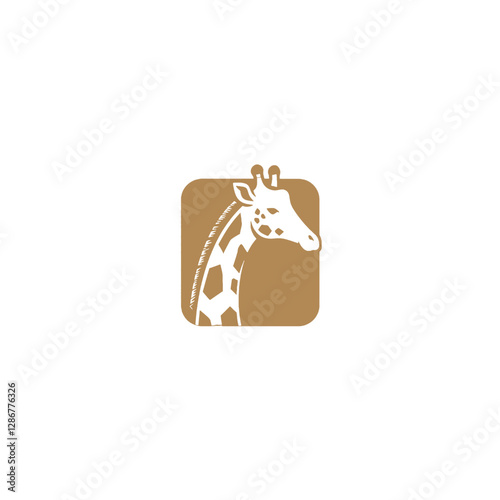 Giraffe Vector Logo Design