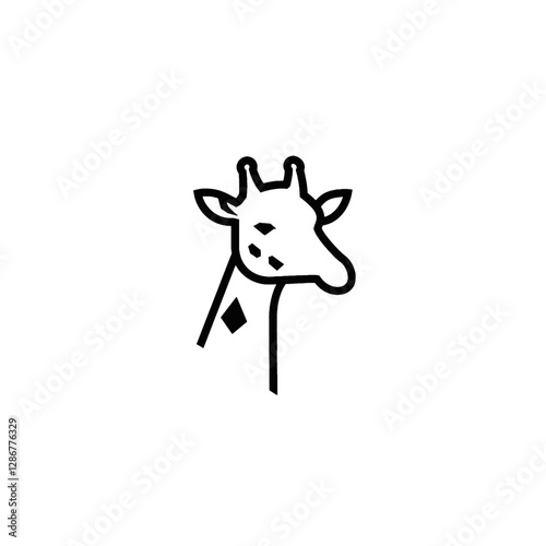 Giraffe Vector Logo Design