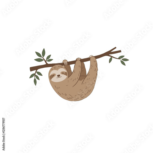 Sloth Vector Logo Design