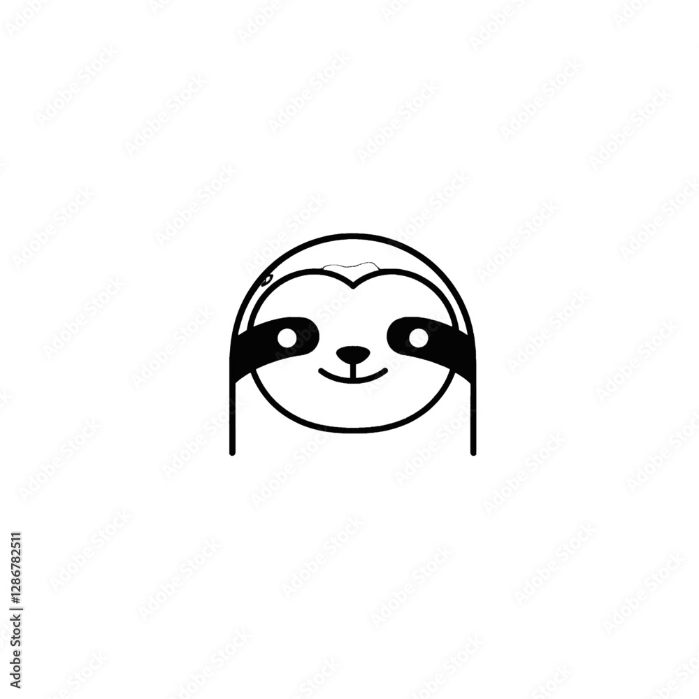 Sloth Vector Logo Design Sloth Vector Logo Design