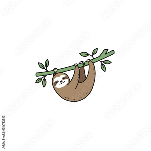 Sloth Vector Logo Design