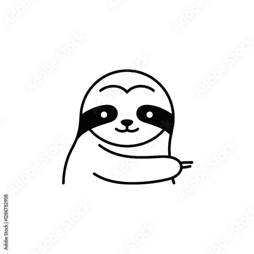 Sloth Vector Logo Design