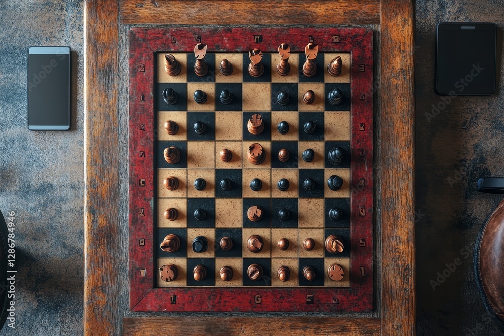 Prior to the start of classes, the chess club's classroom is arranged in a well-organized manner Prior to the start of classes, the chess club's classroom is arranged in a well-organized manner