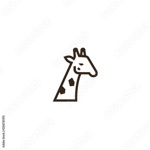 Giraffe Vector Logo Design