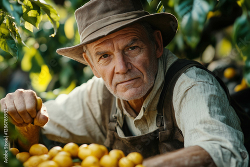 Coffee Farmer Picking