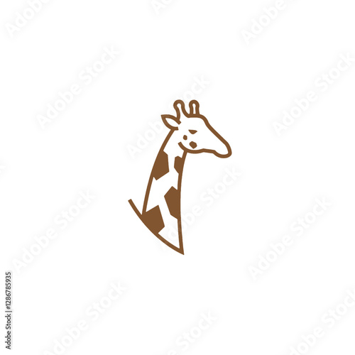 Giraffe Vector Logo Design