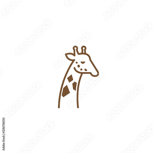 Giraffe Vector Logo Design