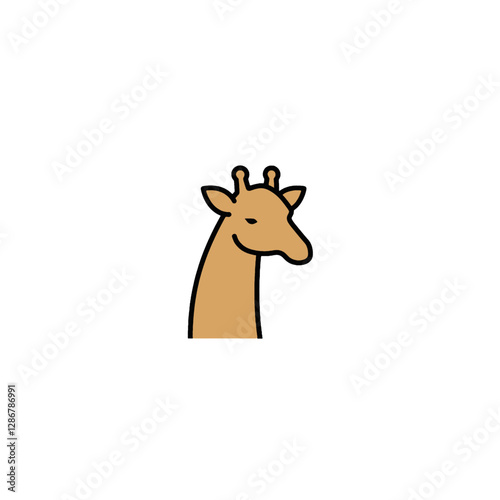 Giraffe Vector Logo Design