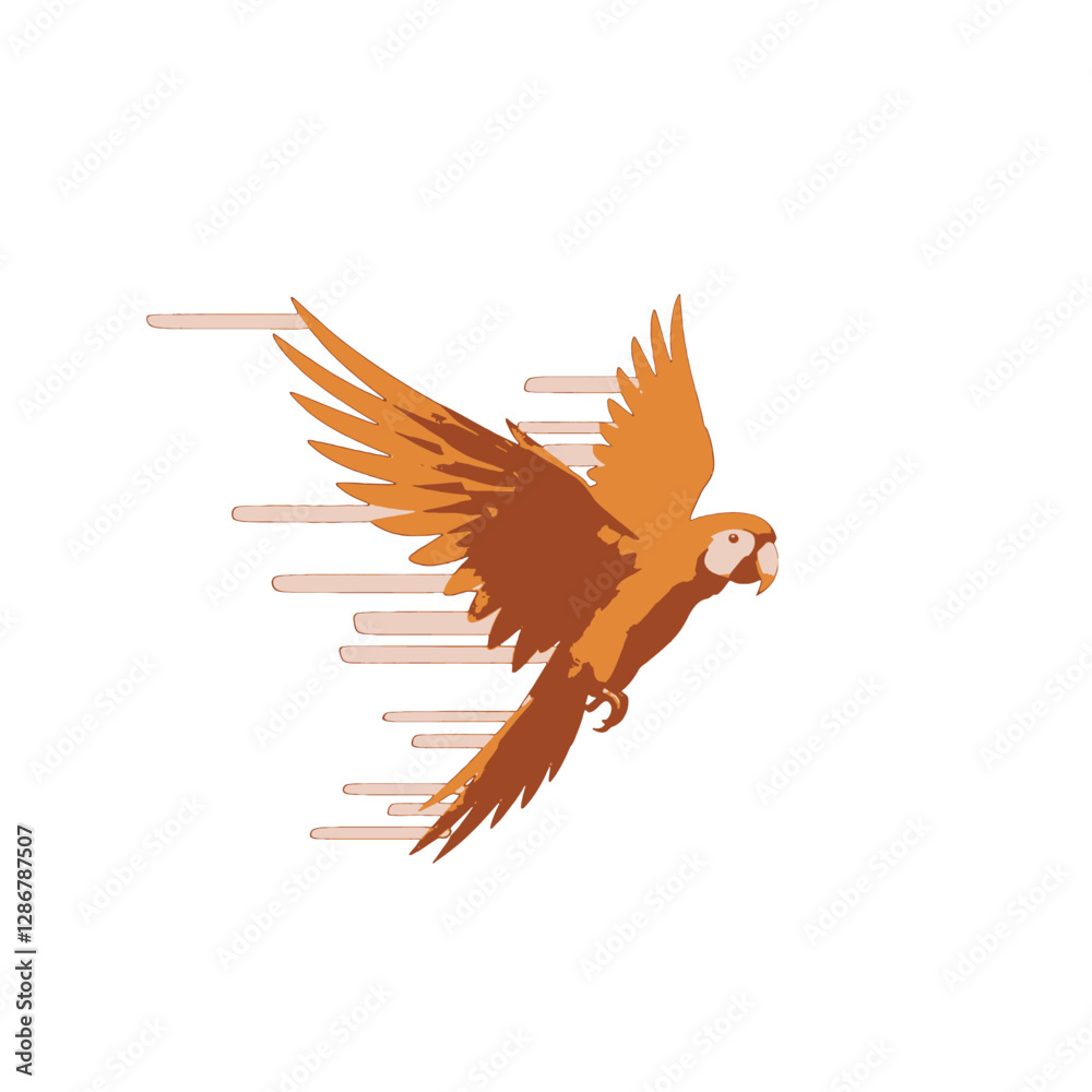 Obraz premium Parrot Vector Logo Design