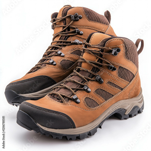 Walking Boots Isolated