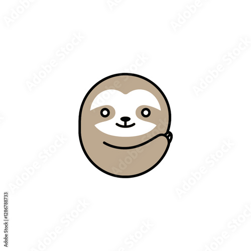 Sloth Vector Logo Design