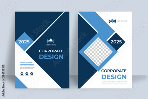 Cover Corporate Design Company template a4 page print business profile annual report brochure catalog corporate Landscape Layout Portfolio Abstract Presentation leaflet Webpage Creative PowerPoint mag