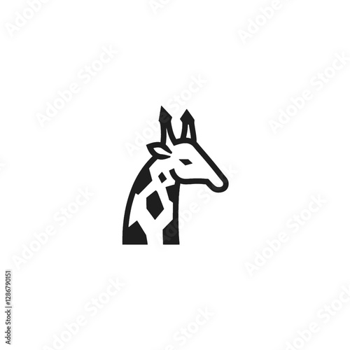 Giraffe Vector Logo Design