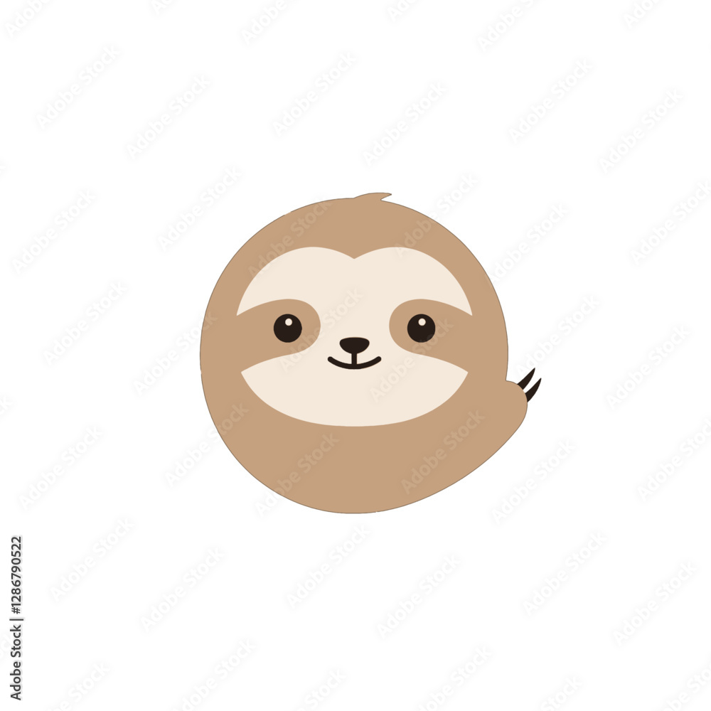 Sloth Vector Logo Design Sloth Vector Logo Design