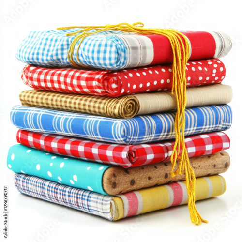 Sewing Fabric Isolated