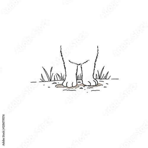 Animal Legs Vector Logo Design