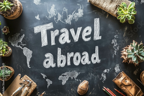 Travel Abroad Text Written ...
