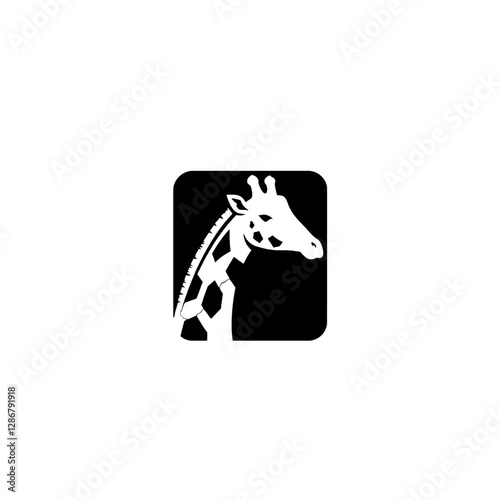 Giraffe Vector Logo Design