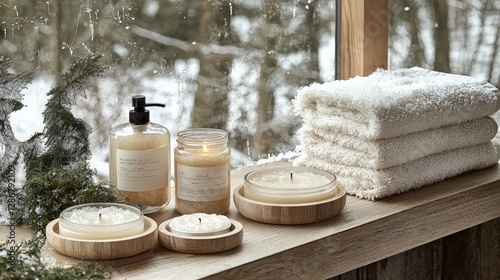 Cozy winter bathroom essentials