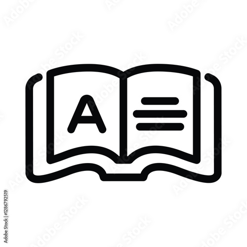 Dictionary book icon