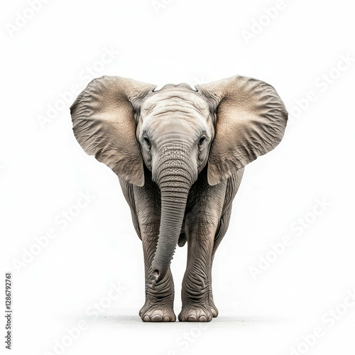 Elephant Isolated On White