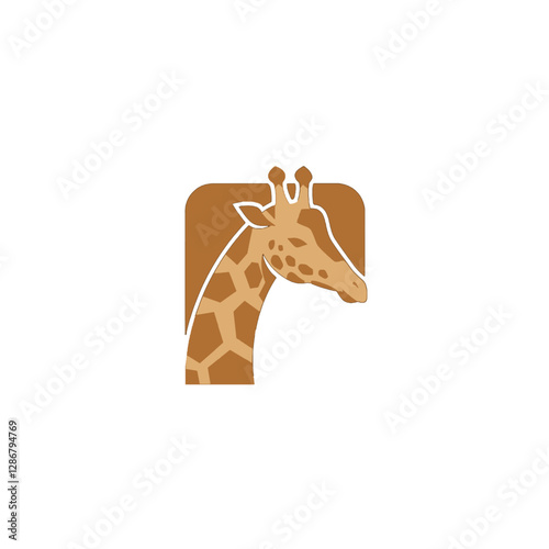 Giraffe Vector Logo Design