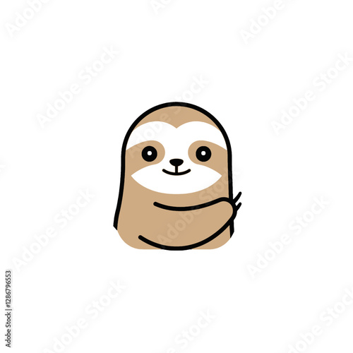 Sloth Vector Logo Design