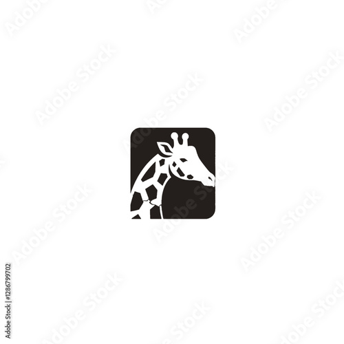 Giraffe Vector Logo Design