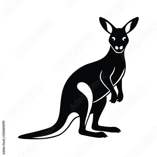 kangaroo vector illustration