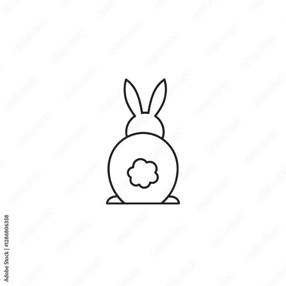 Fototapeta premium Rabbit Vector Logo Design