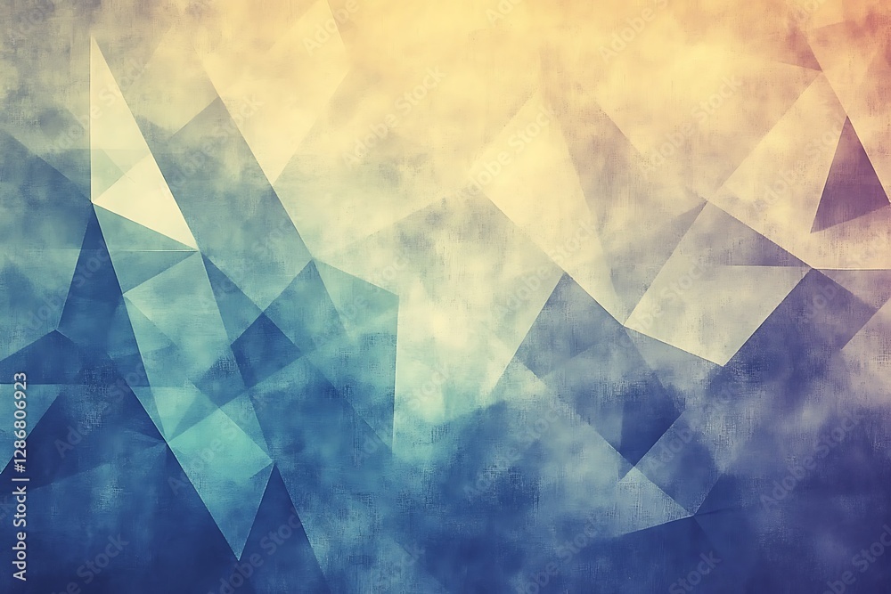 Abstract Geometric Background with Blue and Beige Tones Abstract Geometric Background with Blue and Beige Tones