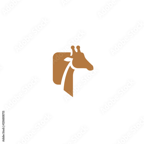 Giraffe Vector Logo Design
