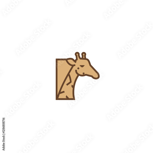 Giraffe Vector Logo Design