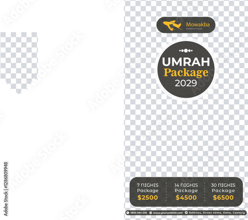 Hajj Umrah Ads posts Travel tour template  Instagram mecca Islamic social media story template promo